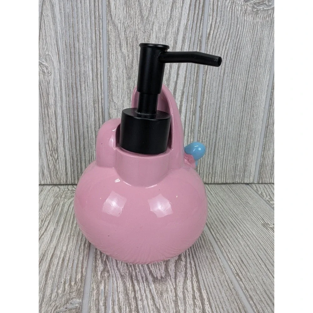 SANRIO My Melody Head Lotion Soap Dispenser Pump Pink Blue Bow